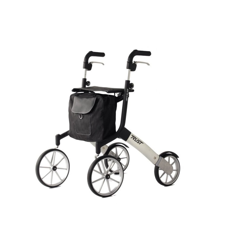 Trust Care Outdoor Rollator Let's Go Out schwarz silber