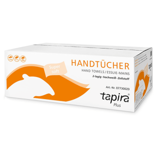 Falthandtücher, TAPIRA Plus, 2-lagig, 1x200 Stück