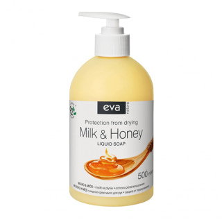 eva Natura cremige Flüssigseife Milch & Honig, 500 ml