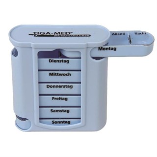 Medikamentendispenser 7 Tage Wochendispenser, blau