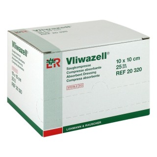 Vliwazell Saugkompresse steril 10x10cm